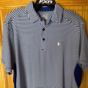 Under Armour Striped Polo Large